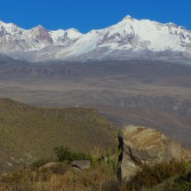 Nevado Hualca Hualca in the West of Chivay